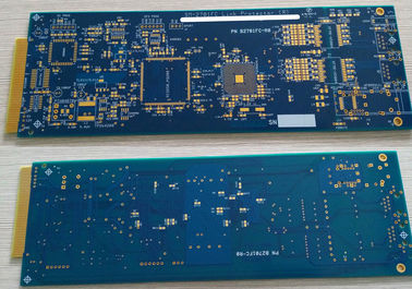 İyi bir fiyat. 6 Katmanlı FR4 Prototipleme PCB'si ENIG Yüzey Sert Kaplama Altın Parmak 10u 