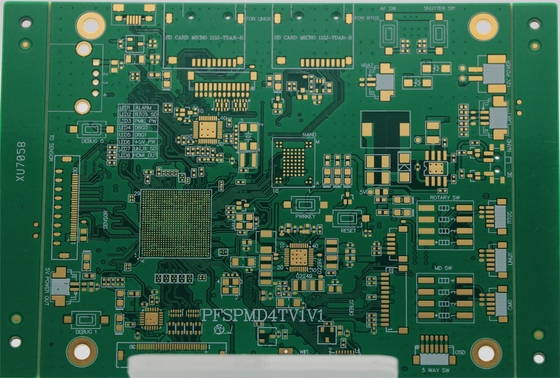 İyi bir fiyat. 4 katman 2 OZ FR4 basılı elektronik devreler tablosu ENIG Yüzey Siyah Soldmask Prototip pcb fabrikası çevrimiçi