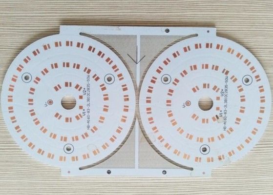 İyi bir fiyat. Beyaz Soldermask Alüminyum ENIG / HASL Yüzeyi Dayanıklı PCB Basılı Devre Taşı PCB LED Taşı çevrimiçi
