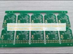 Elektronik Baskılı Devre Kartı Montajı OEM Cep Telefonu Mavi Lehim Maskesi Beyaz Serigrafi FR4